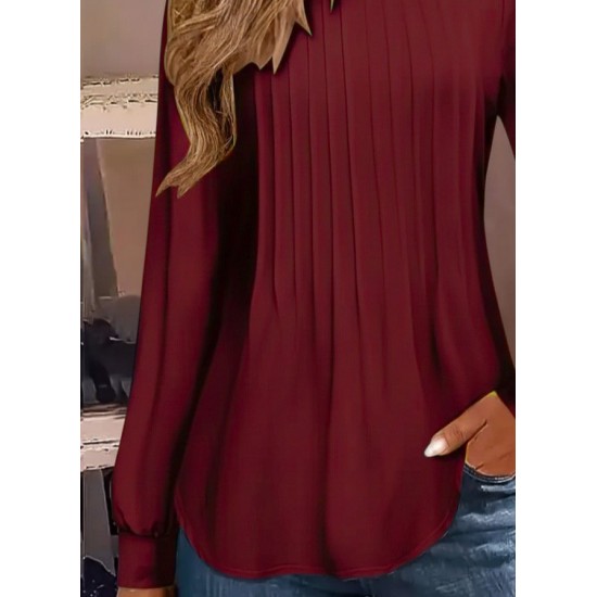 Kadın Uzun Kollu Yuvarlak Yaka Nervürlü Bluz , 29220 Kadın Uzun Kollu Yuvarlak Yaka Nervürlü Bluz , 29220