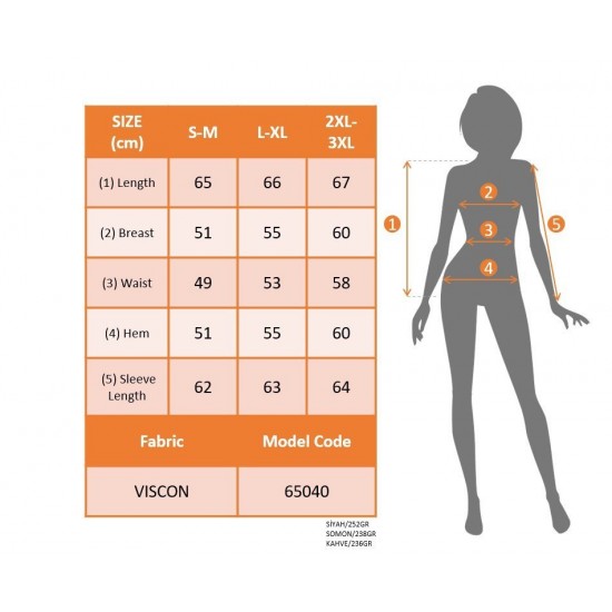 Kadın Uzun Kollu Bisiklet Yaka Viskon Bluz, 29227 Kadın Uzun Kollu Bisiklet Yaka Viskon Bluz, 29227