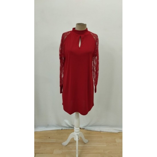 Kadın Uzun Kollu Damla Detaylı Sandy Mini Elbise, 29239 Kadın Uzun Kollu Damla Detaylı Sandy Mini Elbise, 29239