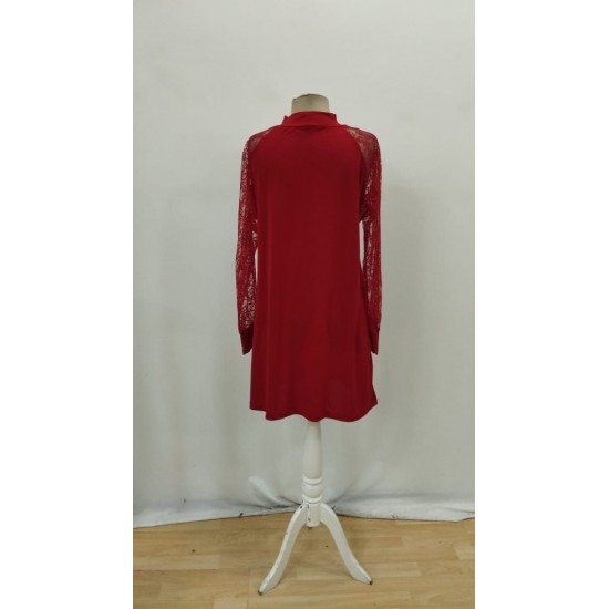 Kadın Uzun Kollu Damla Detaylı Sandy Mini Elbise, 29239 Kadın Uzun Kollu Damla Detaylı Sandy Mini Elbise, 29239