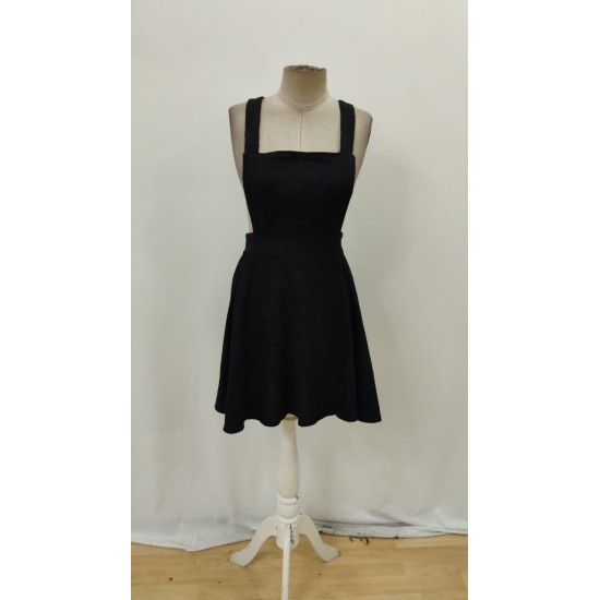 Kadın Askılı Sırttan çapraz Detaylı Kısa Kiloş Kadife Mini Elbise , 29249 Kadın Askılı Sırttan çapraz Detaylı Kısa Kiloş Kadife Mini Elbise , 29249