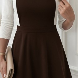 Kadın Askılı Sırttan çapraz Detaylı Kısa Kiloş Kadife Mini Elbise , 29248