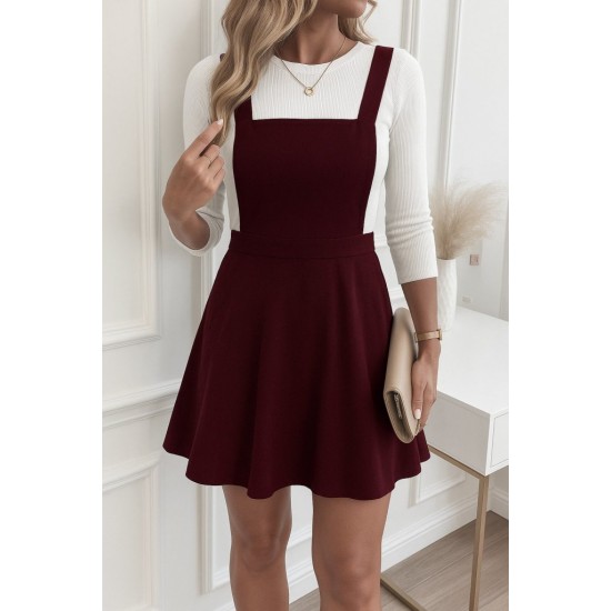 Kadın Askılı Sırttan çapraz Detaylı Kısa Kiloş Kadife Mini Elbise , 29247 Kadın Askılı Sırttan çapraz Detaylı Kısa Kiloş Kadife Mini Elbise , 29247