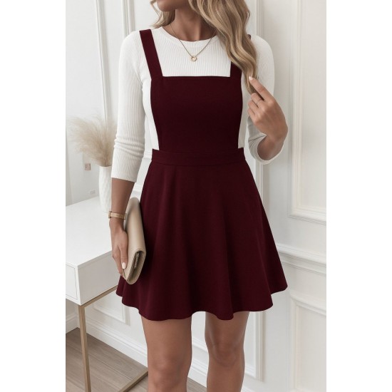 Kadın Askılı Sırttan çapraz Detaylı Kısa Kiloş Kadife Mini Elbise , 29247 Kadın Askılı Sırttan çapraz Detaylı Kısa Kiloş Kadife Mini Elbise , 29247