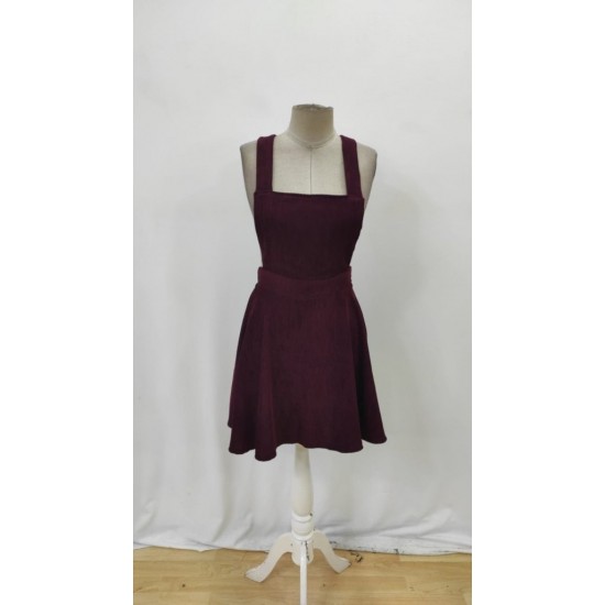 Kadın Askılı Sırttan çapraz Detaylı Kısa Kiloş Kadife Mini Elbise , 29247 Kadın Askılı Sırttan çapraz Detaylı Kısa Kiloş Kadife Mini Elbise , 29247