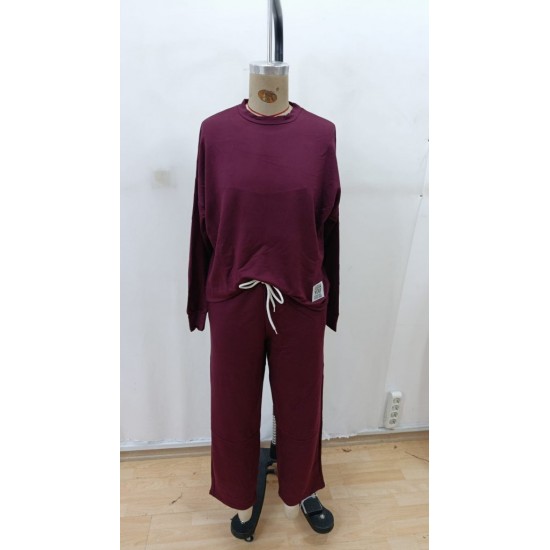 Kadın Uzun Kollu Bisiklet Yaka Viskon Iki Iplik Bluz Ve Pantolon Ikili Takım, 29256 Kadın Uzun Kollu Bisiklet Yaka Viskon Iki Iplik Bluz Ve Pantolon Ikili Takım, 29256