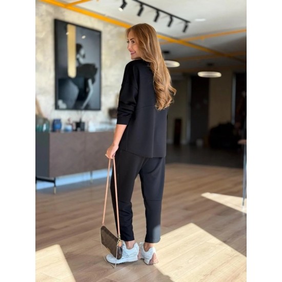 Kadın Uzun Kollu Bisiklet Yaka Viskon Iki Iplik Bluz Ve Pantolon Ikili Takım, 29255 Kadın Uzun Kollu Bisiklet Yaka Viskon Iki Iplik Bluz Ve Pantolon Ikili Takım, 29255