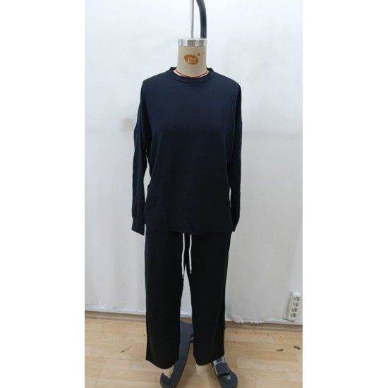 Kadın Uzun Kollu Bisiklet Yaka Viskon Iki Iplik Bluz Ve Pantolon Ikili Takım, 29255 Kadın Uzun Kollu Bisiklet Yaka Viskon Iki Iplik Bluz Ve Pantolon Ikili Takım, 29255