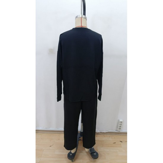 Kadın Uzun Kollu Bisiklet Yaka Viskon Iki Iplik Bluz Ve Pantolon Ikili Takım, 29255 Kadın Uzun Kollu Bisiklet Yaka Viskon Iki Iplik Bluz Ve Pantolon Ikili Takım, 29255