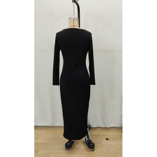 Kadın Uzun Kollu önden çapraz Detaylı Yandan Toka Detaylı Uzun Sandy Elbise , 29275 Kadın Uzun Kollu önden çapraz Detaylı Yandan Toka Detaylı Uzun Sandy Elbise , 29275