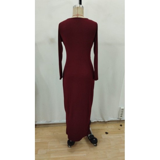 Kadın Uzun Kollu önden çapraz Detaylı Yandan Toka Detaylı Uzun Sandy Elbise , 29274 Kadın Uzun Kollu önden çapraz Detaylı Yandan Toka Detaylı Uzun Sandy Elbise , 29274