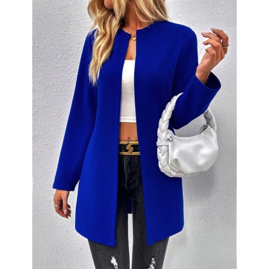 Kadın Uzun Kollu önü Açık Uzun Modal Ceket , 29285