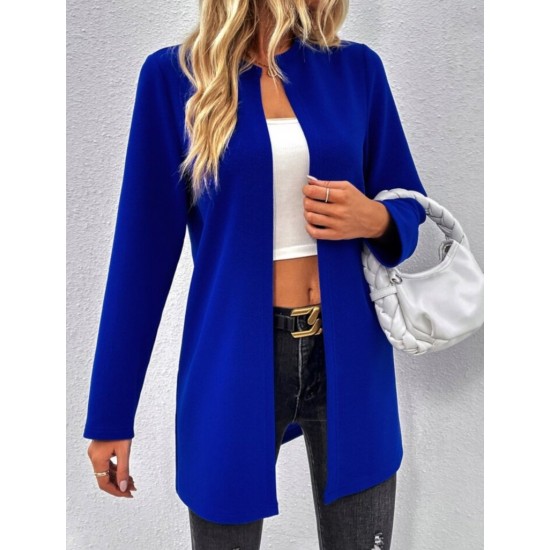 Kadın Uzun Kollu önü Açık Uzun Modal Ceket , 29285