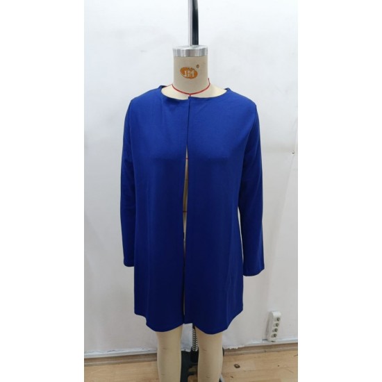 Kadın Uzun Kollu önü Açık Uzun Modal Ceket , 29285