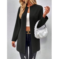 Kadın Uzun Kollu önü Açık Uzun Modal Ceket , 29284