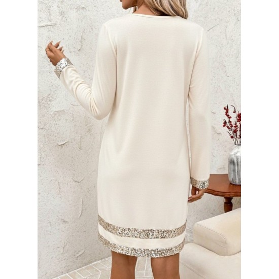 Kadın Uzun Kollu Bisiklet Yaka Mini Ithal Krep Elbise , 29283 Kadın Uzun Kollu Bisiklet Yaka Mini Ithal Krep Elbise , 29283