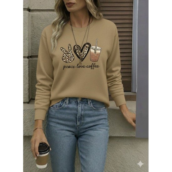 Kadın Uzun Kollu Bisiklet Yaka Kalp Desenli Viskon Iki Iplik Bluz , 29314 Kadın Uzun Kollu Bisiklet Yaka Kalp Desenli Viskon Iki Iplik Bluz , 29314