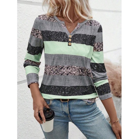 Kadın Uzun Kollu Yakadan Düğmeli çizgili Desenli Süprem Bluz , 29345 Kadın Uzun Kollu Yakadan Düğmeli çizgili Desenli Süprem Bluz , 29345