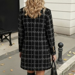 Kadın Uzun Kollu Yakalı önden Düğmeli Dokuma Ceket, 29341 Kadın Uzun Kollu Yakalı önden Düğmeli Dokuma Ceket, 29341