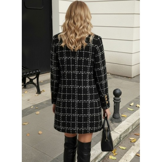 Kadın Uzun Kollu Yakalı önden Düğmeli Dokuma Ceket, 29341 Kadın Uzun Kollu Yakalı önden Düğmeli Dokuma Ceket, 29341