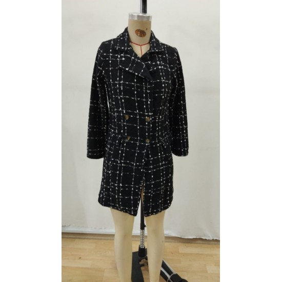 Kadın Uzun Kollu Yakalı önden Düğmeli Dokuma Ceket, 29341 Kadın Uzun Kollu Yakalı önden Düğmeli Dokuma Ceket, 29341