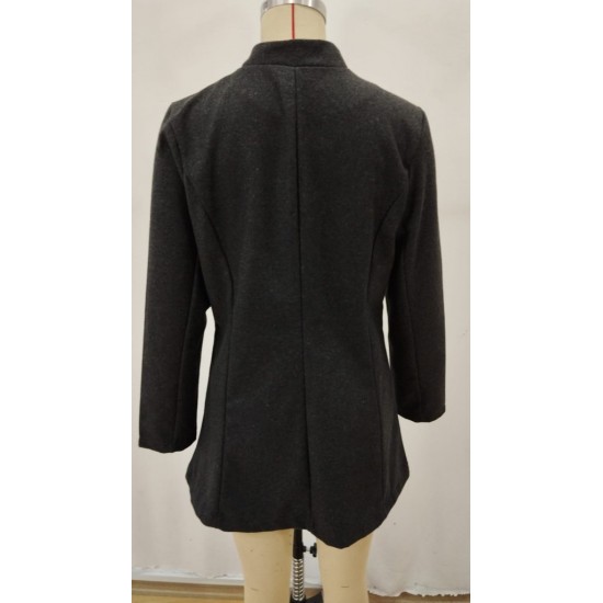 Kadın Uzun Kollu Hakim Yakalı önden Düğmeli Cep Detaylı Kısa Kaşe Kaban, 29355 Kadın Uzun Kollu Hakim Yakalı önden Düğmeli Cep Detaylı Kısa Kaşe Kaban, 29355