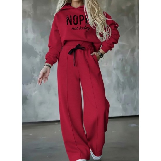 Kadın Uzun Kollu Nope Baskılı Beli Ribanalı Ikili Takım , 29367 Kadın Uzun Kollu Nope Baskılı Beli Ribanalı Ikili Takım , 29367