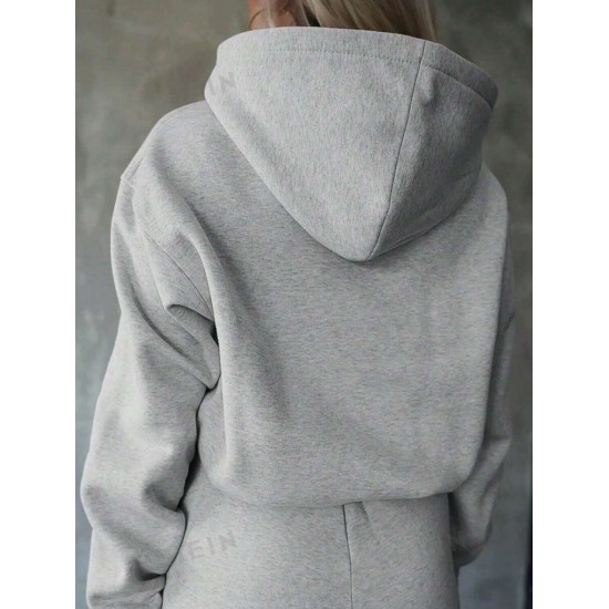 Kadın Uzun Kollu Nope Baskılı Beli Ribanalı Ikili Takım , 29396