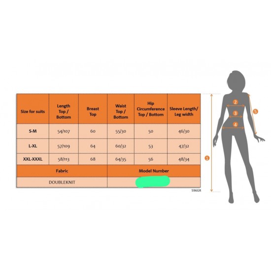 Kadın Uzun Kollu Nope Baskılı Beli Ribanalı Ikili Takım , 29396
