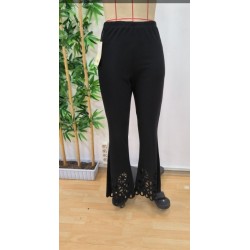 Kadın Yüksek Bel Paçaya Doğru Genişleyen Lazer çiçek Kesim Detaylı Ithal Krep Pantolon , 29428 Kadın Yüksek Bel Paçaya Doğru Genişleyen Lazer çiçek Kesim Detaylı Ithal Krep Pantolon , 29428