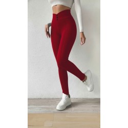 Kadın Yüksek Bel önden Düğmeli Dalgıç Tayt , 29454