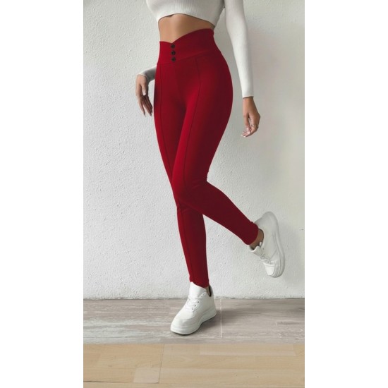 Kadın Yüksek Bel önden Düğmeli Dalgıç Tayt , 29454 Kadın Yüksek Bel önden Düğmeli Dalgıç Tayt , 29454