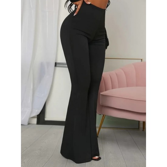 Kadın Yüksek Bel Ispanyol Paça Dalgıç Pantolon , 29461 Kadın Yüksek Bel Ispanyol Paça Dalgıç Pantolon , 29461