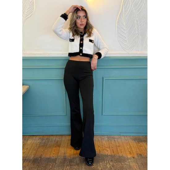 Kadın Yüksek Bel Ispanyol Paça Dalgıç Pantolon , 29461 Kadın Yüksek Bel Ispanyol Paça Dalgıç Pantolon , 29461