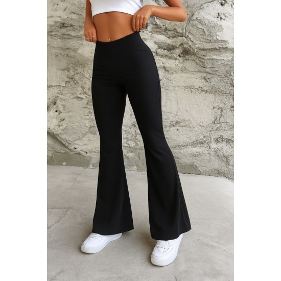 Kadın Yüksek Bel Ispanyol Paça Dalgıç Pantolon , 29461 Kadın Yüksek Bel Ispanyol Paça Dalgıç Pantolon , 29461