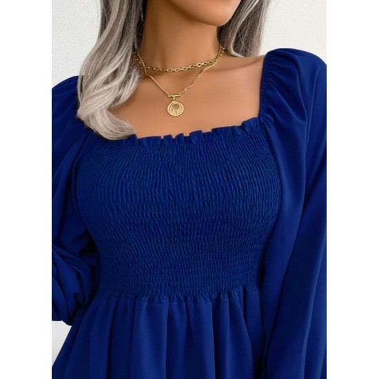 Kadın Uzun Kollu Geometrik Yakalı Gipe Detaylı Krep Bluz , 29484 Kadın Uzun Kollu Geometrik Yakalı Gipe Detaylı Krep Bluz , 29484