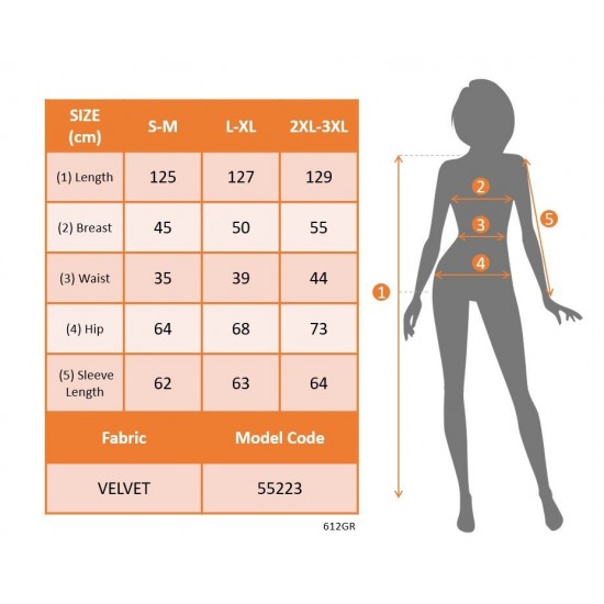 Kadın Uzun Kollu Bisiklet Yaka Midi Kadife Elbise, 29506