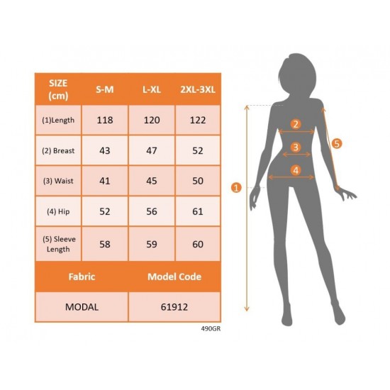 Kadın Uzun Kollu V Yakalı Midi çağla Yeşili Modal Elbise , 29517