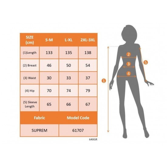 Kadın Uzun Kollu Kruvaze Yakalı Beli Kuşaklı Desenli Süprem Maxi Elbise , 29537