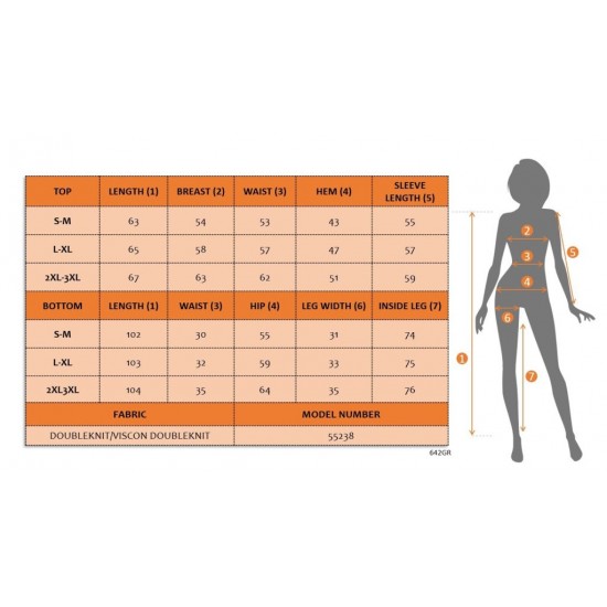 Kadın Uzun Kollu Bisiklet Yaka Kazayağı Desenli Iki Iplik Bluz Ve Viskon Iki Iplik Pantolon Ikili Takım, 29546