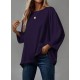 Kadın Truvakar Kollu Bisiklet Yaka Viskon Bluz , 29588