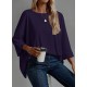 Kadın Truvakar Kollu Bisiklet Yaka Viskon Bluz , 29588