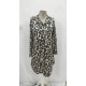 Kadın Uzun Kollu Yakalı önden Düğmeli Leopar Desenli Modal Midi Elbise , 29700 Kadın Uzun Kollu Yakalı önden Düğmeli Leopar Desenli Modal Midi Elbise , 29700