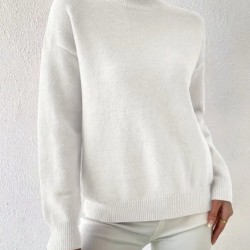 Kadın Uzun Kollu Balıkçı Yaka Triko Bluz , 29723