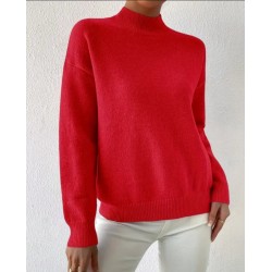 Kadın Uzun Kollu Balıkçı Yaka Triko Bluz , 29722