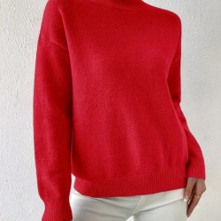 Kadın Uzun Kollu Balıkçı Yaka Triko Bluz , 29722