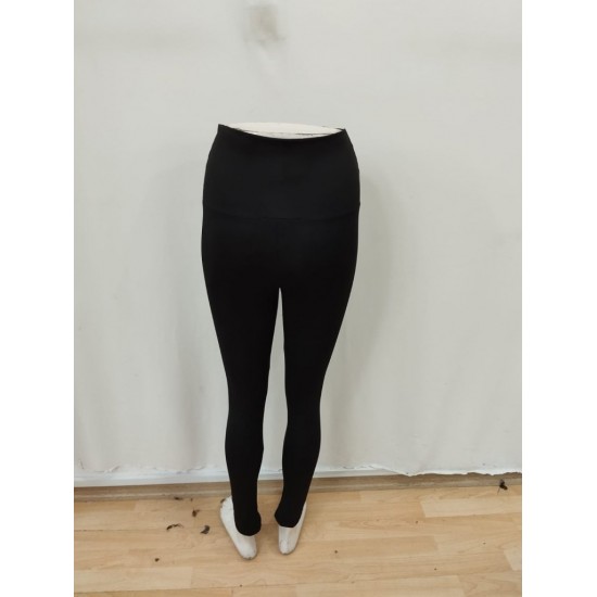 Kadın Yüksek Bel Belden Toka Detaylı Dalgıç Tayt , 29704