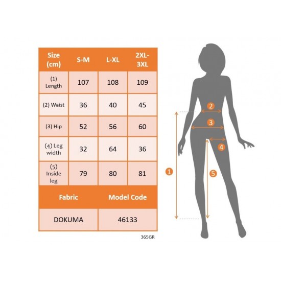 Kadın Yüksek Bel Paçaya Doğru Geniş Dokuma Pantolon , 29765