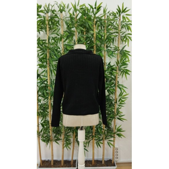 Kadın Uzun Kollu Yakalı önden Düğmeli Triko Ceket, 29760