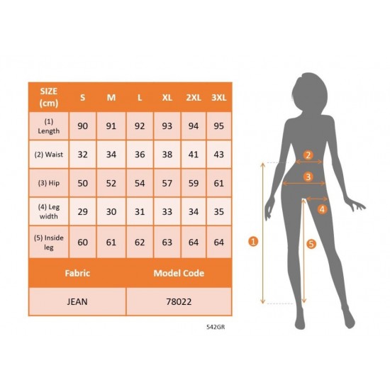 Kadın Yüksek Bel Bağcıklı Kot Pantolon , 29749